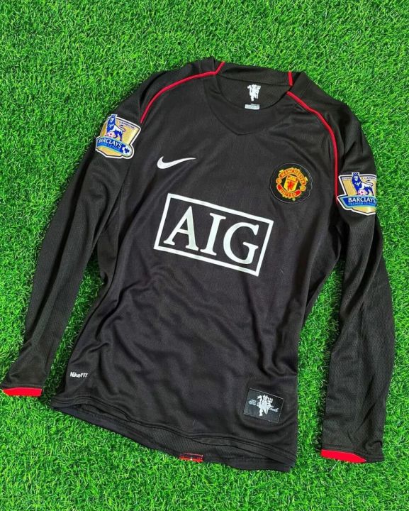 Cristiano RONALDO 7 MANCHESTER United 2008 Champions League Final Shirt Long Full sleeve