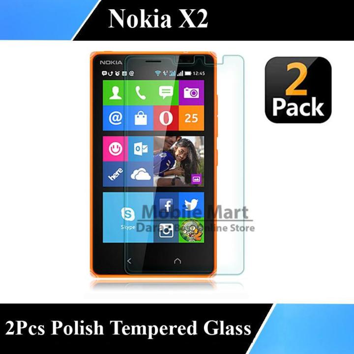2Pcs%20Nokia%20X2%20Front%20Screen%20Protector%20-%20Tempered%20Glass%20-%20Image%203