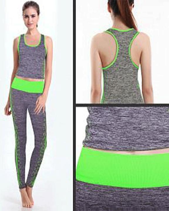 Women Yoga Wear Slimming Suit - Green