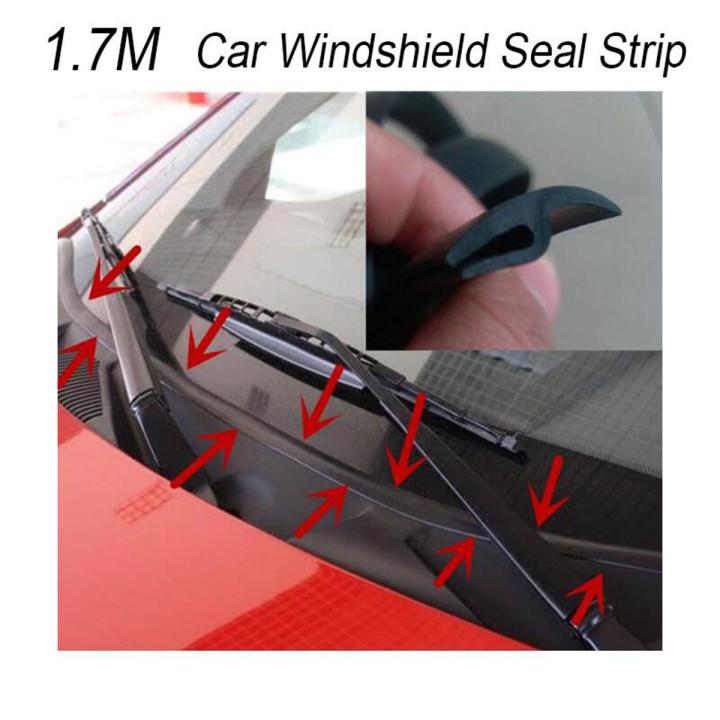 1.7M Car Windshield Panel Seal Strip For BMW E46 E39 E90 E60 E36 F30 F10 E34 X5 E53 E30 F20 E92 E87 M3 M4 M5 X6 3 Mouldings