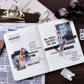 RHS Online 46PCS Encouragement Quotes Collage Newspaper Sticker Vintage Stickers Craft Journal Diary Scrapbooking Decoration. 