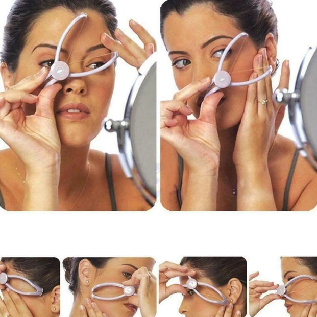 SLIQUE Hair Threading Machine for Women, Manual Facial Hair Removal Machine, Hair Removing Machine, Threading Machine for Girls and Women, Portable and Easy to Use Hair Removing Machine