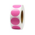 500Pcs/Roll Chroma Label Color Code Dot Labels Stickers 1 Inch Red Green White Yellow Blue Pink Black Purple Stationery Stickers. 
