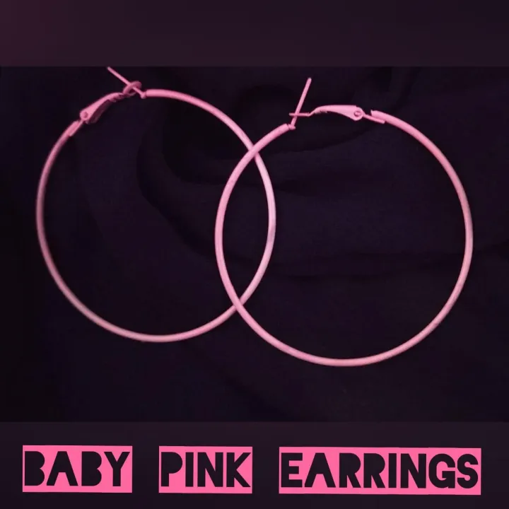 Earrings-Simple%20Baliya%20baby%20pink%20colour%20(1%20pair)%20-%20Image%203