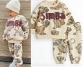 The Lion King Simba kids  sweat shirt and pants. 