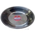 Large Thaal Heavy Mixing Plate Parate Stainless Steel 14 inches Rust Free. 