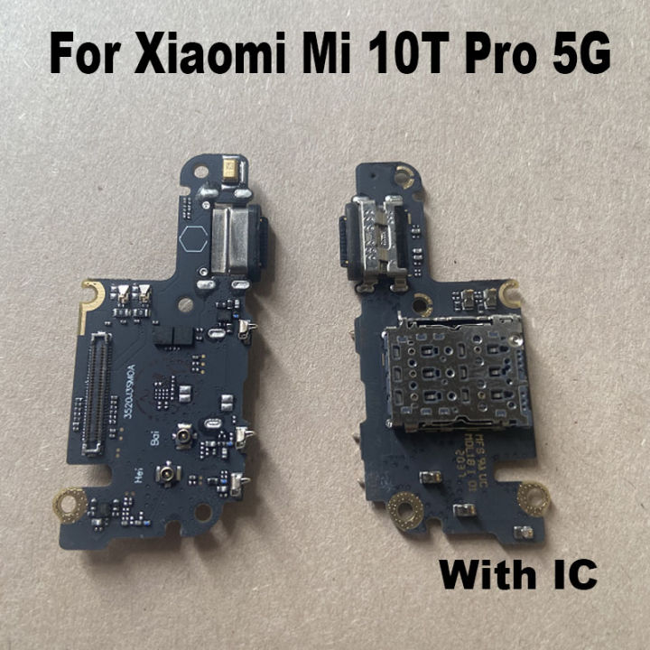 【Mary DAI Store】For Xiaomi MI 10T Pro 5G Fast USB Charging Dock Port Mic Microphone Connector Board Cable Repair Parts Global