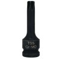 1Pcs New Metric 1/2 Inch Shank Electric Drill Socket Adapter Long Bit 78mm Length Torx Socket Cr-Mo Steel T20-T100 Socket Wrench. 
