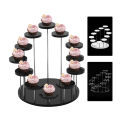 Rack Cupcake Dessert Display Holder Party Mini Round Acrylic. 