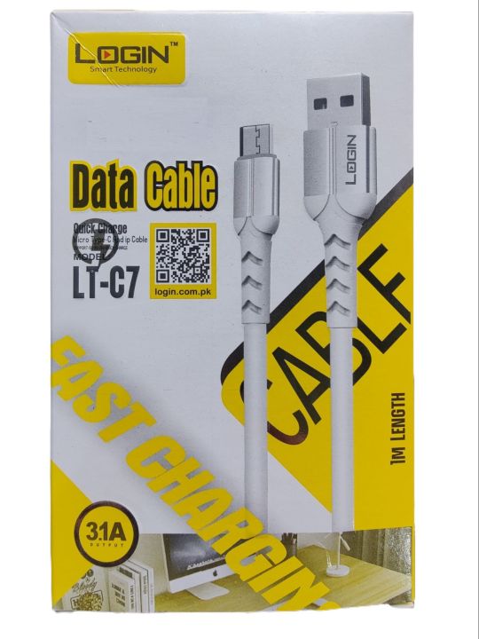LOGIN Micro data fast charging cable LT-C7 3.1A orignal copper cable orignal pictures