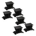 relay-6 x Solid State Relay Heat Sink-black. 