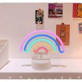 LED Night Light USB Rainbow Light Romantic Ins Heart Night Light Bedroom Sleep Light. 