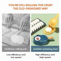 Samosa & Pastry Dough Maker 2 In 1 Dumpling Maker Dumpling Mold Dumpling Press Machine Dumpling Maker Mould Kitchen Hand Dumpling Making Tools Ravioli Mould Wrapper, Baking Pastry Manual Press Maker. 