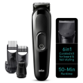 Braun 6-in-1 Style Kit 3 MGK3410 beard, hair. With 50min runtime, black. 