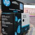 HP 305 Black And Tri-Color Original Ink Cartridge. 