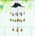 Excellent Quality -Wind Twin Metal Aluminum Wind Chimes Doors And Windows Hanging Home Feng Shui Ornaments Crafts Bell Creative Gift. 