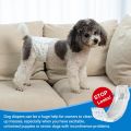 Pet Soft Disposable Male Dog Wraps - Dog Diapers for Male Dogs, Puppy Diapers 12pcs Medium. 