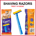 Treet Hygiene Razors With Comb (24 Razors Pack), Shaving Razor For Men, Hygiene Razer, Male Razors, Shaving Ustraa For Men, Safety Razor For Men Private Parts, Body Razors For Girls, Disposable Razor For Women, Female Underarm Razor, Tweezers. 