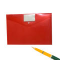 Student Stationery Pouch Clear Plastic Storage Folder A4 Clear Plastic File Bag Student Folder Organizer Information Pocket Filing Bag. 