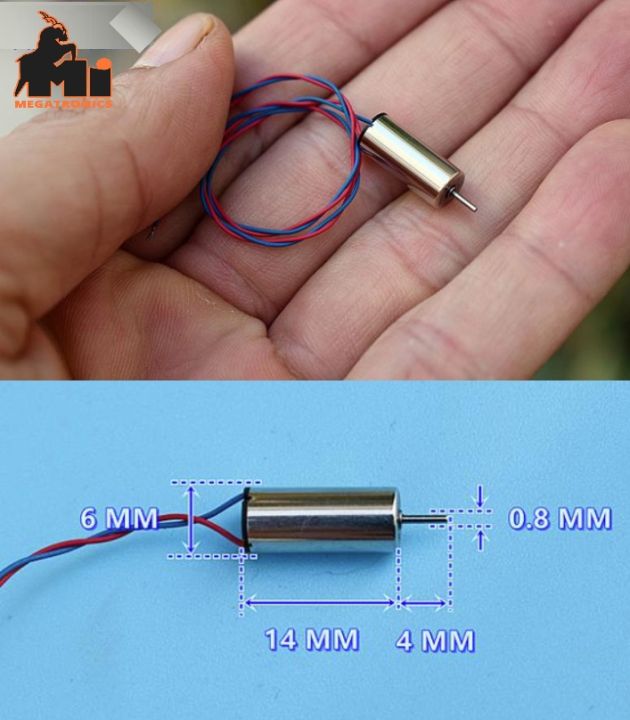 Model 614 coreless motor DC4.2V 54500 rpm high-speed