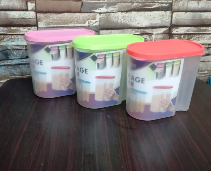 3Pcs%7B1%20kg%7D%20Storage%20Jar,%20Storage%20Box,kitchen%20jar,Portion%20storage%20jar,%20Plastic%20Jar,Separate%20Jar%20-%20Transparent%20Storage%20Jar,%20Hi%20Quality%20-%20Image%205