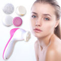 New 5 in 1 Face Facial Exfoliator Electric Massage Machine - Facial Cleansing Brush - Electric Facial Cleanser - Electric Face Brush Scrubber Waterproof for Deep Exfoliating - Massager - Head Massager - Massaging Machine. 