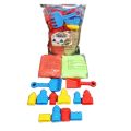 Magic Sand Kinetic 1 Kilo Gram Space Sand with 12 Molds 1 Kg Sand with 2 Unique Colors. 