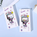 6pcs Kawaii Cartoon Kuromi Writing Pen Cute Stationery Quick Drying Gel Pen SUPER BABY. 