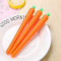 🥕CARROT PEN Door gift student reward Goodies Comel Doorgift Kawaii Gel Pen Mini School Black Portable Office Cute Write. 