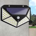 Solar Lights Outdoor, Upgraded 100 LED Solar Motion Sensor Security Lights [1800mAh] Solar Wall Lights 270º Solar Powered Lights Waterproof Solar Lamp with 3 Modes for Garden [2 Pack]. 