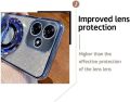 For Xiaomi Redmi A3 A3x Back Cover with Ring Stand Holder Luxury Shiny Plating Gradient Glitter  Phone Case Camera Protector Clear Soft Silicone Cases Pouch for Women Girls. 