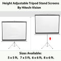 Hitech-Vision Tripod Stand Projector Screen -  Matt White 100"  1:1 ( 6 ft x 6 ft ). 