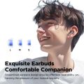 SoundPEATS Clear Wireless Earbuds Bluetooth 5.3 Earphone in Ear Buds, 12mm Drivers Dual Mic with ENC, Clear Calls, Game Mode, 40Hrs Playtime, IPX4, Transparent Design. 