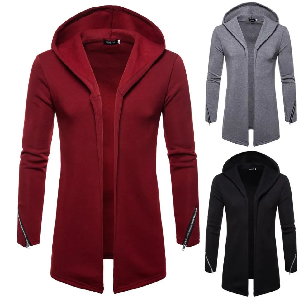 Hooded cardigan jacket coat windbreaker sportswear best sale