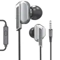 Audionic Mark 1 Earphone | Hi-Fi Earphone Clear Treble Extra Bass Wired Stereo Handsfree With HD Mic | Wired hand free with 3.5 mm jack | premium quality earphones | High Quality Earphones. 
