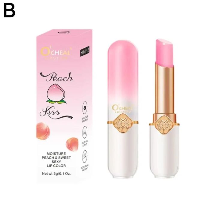 Fruit Lip Balm Crystal Temperature Change Lipstick Lip Makeup Repair Lasting Cosmetics Moisturizing Girl Lip Gloss Care Z1o2