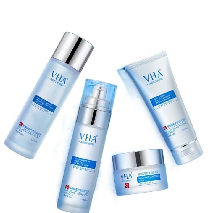 VHA%20Hyaluronic%20Acid%20Skin%20Care%20Set%20Facial%20Cleanser%20Toner%20Lotion%20Cream%20Shrink%20Pores%20Anti%20Aging%20Moisturizing%20Brighten%204Pcs%20Set%20-%20Image%202