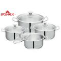 Sonex Mega Super Set – 4 Cooking Pots Set. 