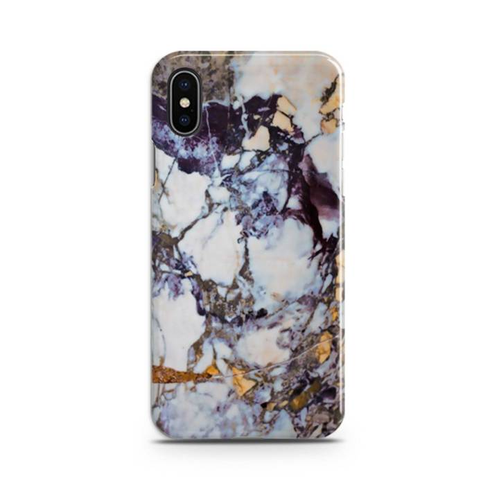 iPhone X / XS Cover Case-Deep Purple Marble  Cover