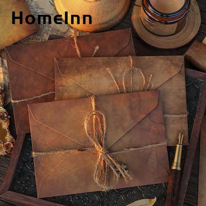 HomeInn Letter Paper Vintage Pattern Retro Writing Paper Envelope