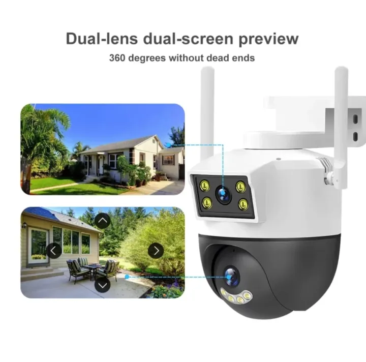 Dual%20Lens%20PTZ%20Outdoor%20Wifi%20Security%20Camera,%20HD%20IP%20Smart%20Dome%20Color%20Night%20Version%20Two%20way%20audio,%20Weather%20Proof%20SD%20card%20slot%20V380%20White%20-%20Image%204