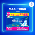Always Thicks Maxi Night Sanitary Pads Long Single Pack 11. 