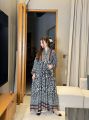 New Summer arrival Digital printed Swiss Lawn Maxi  1piece For Women's Fashion Party Wear Casual Wear Picnic Wear. 
