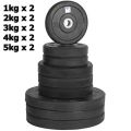 Rubber Weight Plates - 30 Kg. 