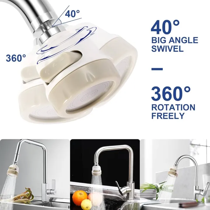 sahoolatstore-%20360%C2%B0%20Rotating%20Faucet%20Sink%20Sprayer%20Adjustable%20Kitchen%20Sink%20Tap%20Water%20Saving%20Extend%20Nozzle%20-%20Image%203