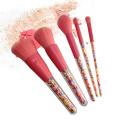 5pcs Lollipop Candy Makeup Brushes Set Colorful Lovely Foundation Blending Brush Makeup Tool maquillaje. 