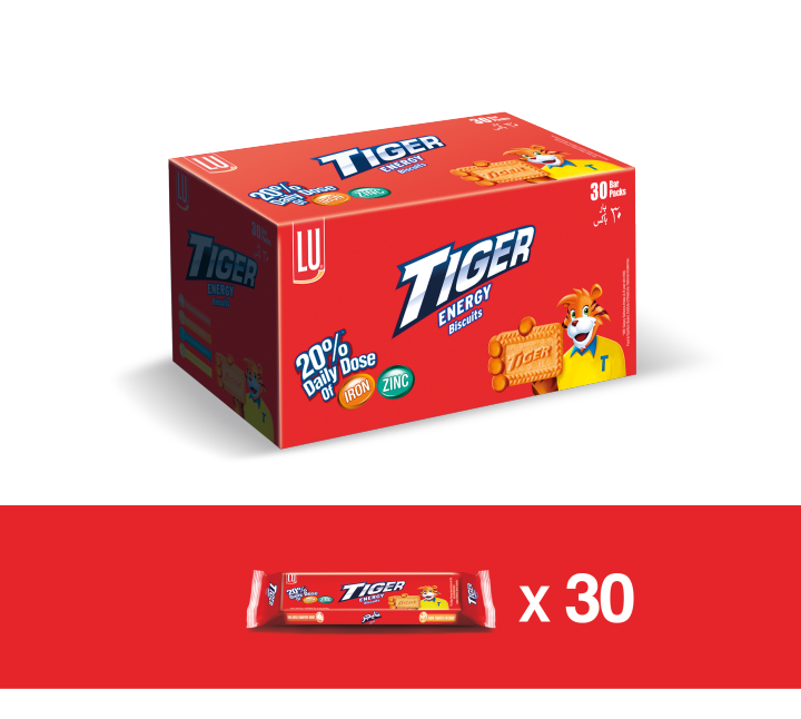 Tiger Energy Biscuits (Pack of 30)