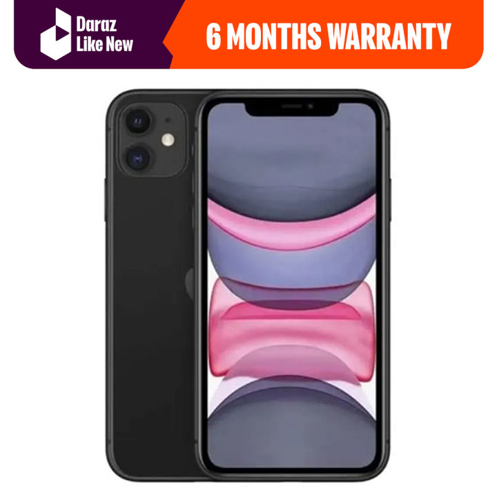 Apple iPhone 11 64GB Factory Unlocked - PTA Approved (FREE CHARGER & COVER) - Daraz Like New Phones (Mobile Phones)