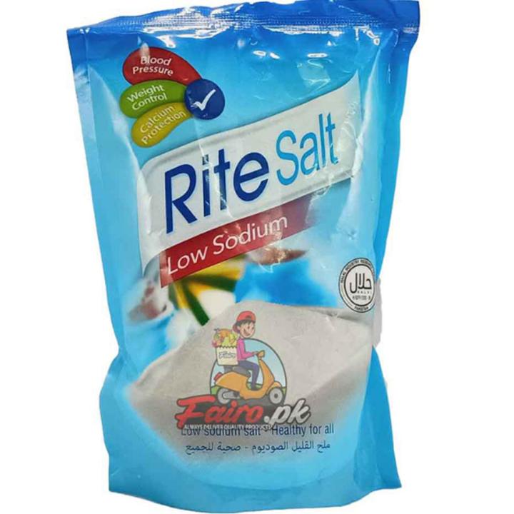 Rite Salt Low Sodium Pouch 450gm