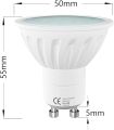 LAMPAOUS 5W LED GU10 Bulb Warm White Gu10 LED Lights,450lm Super Bright GU10 LED 50W Halogen GU10 Lamp Replacement,Very Soft White with The Frosted Glass Diffuser, Protect The Eyes 10Pack [Energy Class A++]. 